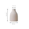 Vaso de Cerâmica Branco de Alta Temperatura e Alta Brancura de Jingdezhen, Vaso Cerâmico Branco para Pintura em Cerâmica Sob Esmalte, Escultura DIY Criativa de Argila Branca