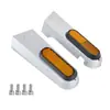 Acessórios para Patinete Elétrico Tampa Lateral Decorativa Mi5 Pro Garfo Traseiro - Branco e Amarelo - Conjunto de 2 Peças Atacado Tampas Decorativas para Garfo Dianteiro e Traseiro
