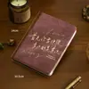 Caderno Retrô de Papel Dupont de Alta Qualidade A5 Capa de Couro Macio Diário de Mão Simples Espesso Bloco de Notas para Escritório
