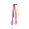 Pinza para Hielo Acero Inoxidable 304 Pinza para Cubos de Azúcar de Café Pinza Pequeña Engrosada Cubo de Hielo Pinzas para Hielo Pinza Rosa