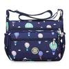 Bolsa de pano de flores Nova bolsa crossbody feminina Pano Oxford Bolsa de mãe de meia-idade e idosa Bolsa Bolsa de ombro multicamadas Bolsa de lona