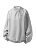 Sudadera Desestructurada Cleanfit para Hombre Otoño Tendencia Americana High Street Pesada Holgada Interior Casual Top Pulóver