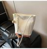 Transfronterizo 2025 Nueva Bolsa de Cubo Versátil Retro de Gran Capacidad Moda Femenina Hombro Trabajo Desplazamiento Bolso Cruzado