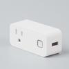Nueva mini carcasa de enchufe inteligente cuadrada con USB multifunción, carcasa de enchufe inteligente estándar americano