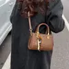 Bolsas Femininas da Moda 2025 Nova Moda Estilo Coreano Pequena Bolsa de Mão Quadrada Versátil Bolsa de Ombro Transversal para Mulheres