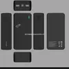 Alta capacidad delgado usb electrónica powerbank mayoreo mini compacto carga