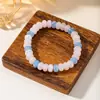 El nuevo brazalete de cristal amarillo transfronterizo de Amazon es moderno, simple, elegante y versátil para que las niñas lo usen en el trabajo y en fiestas.