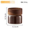 Frasco de Almacenamiento de Vidrio de Borosilicato Alto Personalizado con Tapa de Madera de Acacia Almacenamiento de Cocina Frasco Sellado Almacenamiento de Granos Misceláneos y Fruta Seca Grado Alimenticio