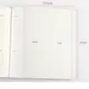 Miolo de papel página de inserção álbum de fotos páginas internas escrevíveis coleta de ingressos papel cartão planner de folhas soltas cartões armazenamento
