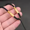 Corda de Pingente Trançada Grossa Feita à Mão Corda de Colar Masculina Pingente com Corda Ajustável para Pingente Amuletos Thangka Buda