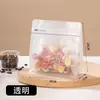 Bolsa de café sellada en ocho lados con cremallera lateral al por mayor de fábrica, bolsa cuadrada de papel de aluminio de color, bolsa de embalaje autosellable y de pie con válvula de desgasificación