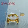 Filtro de vidro resistente ao calor coador de chá acessórios para conjunto de chá kung fu coador de chá tela de filtro para cerimônia do chá fabricante de coador de chá
