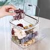 Caja de Almacenamiento para Accesorios de Cabello de Niña, Transparente a Prueba de Polvo para Pasadores, Diademas, Aros de Pelo de Bebé, Caja Organizadora, Caja de Joyería de Alta Apariencia para Niña