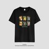 Camiseta de manga corta de seda de hielo fresca para hombres y mujeres, camiseta igual para hombres, casual, a juego, ropa exterior elegante y a la moda, estilo adelgazante para parejas