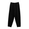 Pantalones de punto adelgazantes casuales de cintura elástica con cuatro agujas planas de cachemir de estambre de 16 pines de alto lujo, pantalones de abuela, pantalones de cachemir para otoño e invierno