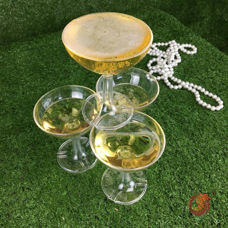 一体成型香槟杯