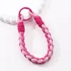 Nuevo Cordón Trenzado Simple Retorcido para Teléfono Móvil Bolso de Mano Cuerda para la Muñeca Cadena de Llaves Colgante Fuerte y Práctico Cadena Anti-Pérdida para Teléfono Móvil para Mujeres