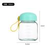 Copo de Vidro Mini Gordo com Escala, Copo para Café com Leite, Copo Shaker para Lanche, Copo para Leite de Soja, Copo Pequeno para Presente