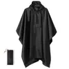 Capa de Chuva com Zíper Poliéster 3 em 1 Multifuncional para Ciclismo ao Ar Livre, Poncho para Caminhada para Atacado Transfronteiriço e Impressão