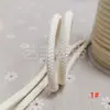Corda Redonda Poliéster Sem Alma Espessura 5mm Núcleo Oco Corda de Poliéster Textura Grossa Corda para Bolsa Tecida à Mão Corda para Carregar Roupas Amarradas Cordão