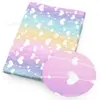 Corazón Colorido Cuadros Flor Digital Impresión Poliéster Algodón Delgado o Tela Impermeable DIY Bolsa Mantel Ropa 1Yc74847