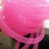 Accesorios para el cabello de color sólido, tubo de malla de poliéster elástico, tubo de malla, accesorios de bricolaje, collar, joyería, materiales de ropa al por mayor