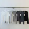 Produtos de qualidade da marca su* das Treze Linhas de Guangzhou! Camiseta Ruffled Artística Slim-Fit de Manga Longa Outono 2026