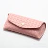 24 Novo Padrão Tecido Soft Bag Óculos Caixa Moda Hexágono Snap Óculos de Sol Caixa Óculos de Sol Armazenamento Bolsa Imprimível LO