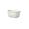Cesta de Almacenamiento de Cocina Nórdica de Lujo Ligero, Cesta Hueca para Snacks, Juguetes, Artículos Varios, Cesta de Almacenamiento para Artículos de Tocador de Baño Venta al por Mayor