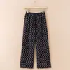 Fabricantes directos de pijamas de seda para mujeres de mediana edad y mayores, talla grande para madres, se pueden usar para salir, explosiones bien recibidas, casual