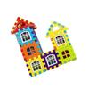 Bloques de Construcción de Casa para Niños Bloques de Construcción de Casa de Partículas Grandes Juguete Rompecabezas Rompecabezas Hombres y Mujeres Educación Temprana 3-9 Años Juguetes Hechos a Mano