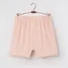 Pantalones Cortos tipo Boxer de Color Sólido, Transpirables, Absorbentes de Sudor, Corte Holgado, Tallas Grandes, para Mujeres de Mediana Edad y Mayores