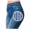 Amazon Europa y América Transfronterizo Aliexpress Amor Leggings de Algodón sin Costuras Imitación Denim Huecos Sexy Envolturas para Piernas
