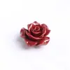 Acessórios de Cinábrio flor lótus de neve rosa contas espalhadas gota pequena cordão trançado à mão DIY material para pulseira