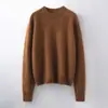 Suéter de Punto Suave y Agradable para la Piel, Capa Base Cálida de Lana Polar Sin Costuras para Otoño e Invierno, Manga Larga, Cuello Alto