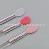 Pincel para lábios, batom, pincel portátil de silicone para sombra, pincel para lábios halo, pincel de maquiagem, pincel para lábios, película transparente, mini mini profissional