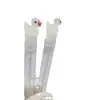 Novo Produto Novo Pincel de Cílios de Pato de Desenho Animado com Tubo Tubo Transparente Reutilizável Pincel Descartável Estilo Gelatina