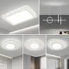 Luces de sala de estar 2025 nuevas lámparas Guangdong Zhongshan, ambiente simple moderno, paquete para toda la casa, combinación de iluminación de techo
