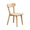 Cadeiras de jantar em madeira maciça, conjuntos de mesa e cadeiras para sala de jantar em casa, uso comercial, design simples e moderno, cadeiras com encosto de novo estilo, bancos de jantar retrô de madeira