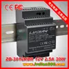 Fonte de Alimentação Trilho Hdr 48V 24V 12V 30W Green Power Certificada 3C Fonte de Alimentação Chaveada Fonte de Alimentação Switching