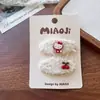 Pasador de Pelo con Lazo de Caramelo Cuadros Borgoña Lindo para Niños Pinza Lateral para el Cabello Cuerda para el Cabello a Juego para Niñas Goma Elástica Pequeña