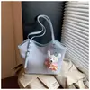 Bolsa Feminina 2026 Nova Primavera/Verão de Axila de Alto Padrão Exquisite para o Dia a Dia Bolsa de Ombro Único Bolsa Tote Tecida de Grande Capacidade