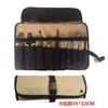 Juego de Máquina Herramienta Reparación Electricista Kit de Reparación Bolsa Enrollable para Herramientas Bolsa de Cosméticos Pequeña Multifuncional Lona Portátil