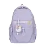Mochila Escolar para Alunas do Ensino Médio, Estilo Japonês Ins Tendência Nova Mochila de Grande Capacidade, Bonita e Versátil, Mochila de Viagem Leve