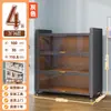 Vitrina para Figuras, Vitrina de Cristal para Uso Doméstico, Estantería, Armario de Almacenamiento para Cajas Sorpresa, Armario de Metal para Muñecas Modelo, Vitrina