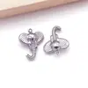 Accesorios de Joyería de Acero Inoxidable Elefante Mariposa Osito Colgante Transfronterizo Hecho a Mano DIY Pulsera Collar Pendientes Colgante Pequeño