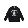 Suministro al por mayor de sudadera con cuello redondo de peso pesado de marca de moda de comercio exterior BAPE cabeza de mono, chaqueta de manga larga de tiburón, 13 sudaderas para hombre