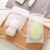 Malla espumadora para jabón, limpiador facial espumoso pequeño, jabón limpiador facial, malla espumadora para limpiador facial, bolsa de red para jabón, malla espumadora blanco puro