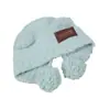 Moda Coreana Otoño/Invierno 2026 Gorro de Punto Simple Peludo Cómodo Bonito Cálido Versátil Protector de Orejas