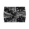 18cm Europeu e Americano Transfronteiriço Estampado Cruz Yoga Esportes Faixa de Cabelo Laço Nó Retrô Castanha Lado Largo Tie Dye Faixa de Cabeça Turbante